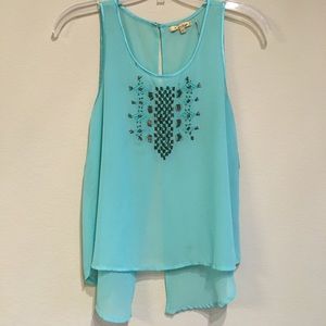 Cecico Turquoise Summer Weight Top